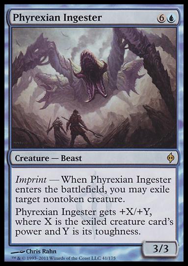 Magic the Gathering: New Phyrexia card 41 Phyrexian Ingester
