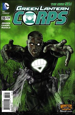 Green Lantern Corps (2011) issue 35-B Mikel Janin Monsters of the Month Cover