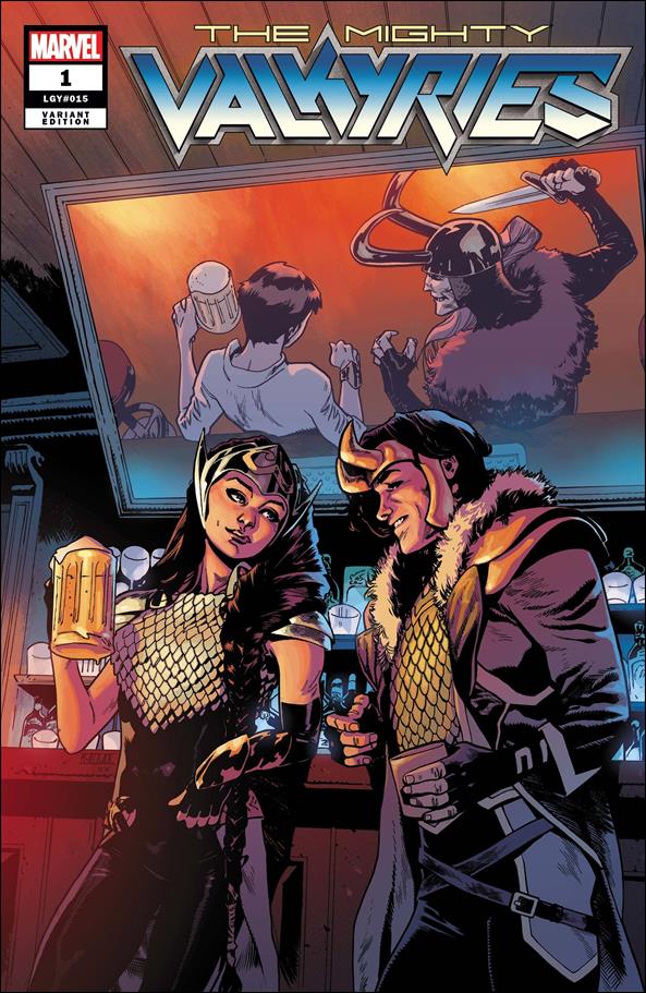 Mighty Valkyries issue 1-E Mahmud A. Asrar 1:25 Cover