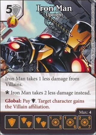 Marvel Dice Masters Uncanny X-Men  card 43 Iron Man: Upright