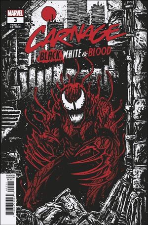 Carnage: Black, White & Blood issue 3-B Kevin Eastman Cover