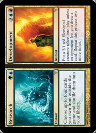Magic the Gathering: Dissension (Base Set) card 155 Research//Development