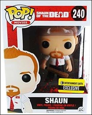 POP! Movies figure 240-B Shaun (Bloody) Entertainment Earth