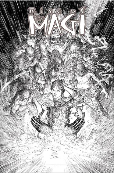 Rise of the Magi issue 1-D Marc Silvestri Black & White Cover