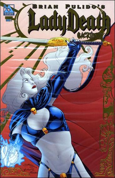 Brian Pulido's Lady Death: Sacrilege issue 1-I Gold Foil Cover