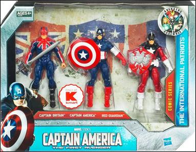 Captain America: The First Avenger (3-Packs) figure 1 The International Patriots (Comic Series)