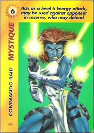Marvel OverPower (Base Set) card nn150 Mystique: Commando Raid
