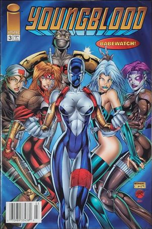 Youngblood (1995)  issue 3-E Roger Cruz Cover Newsstand Edition
