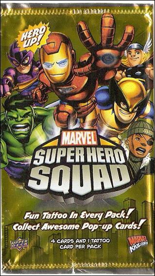 Marvel Super Hero Squad card 2-B Gold Sealed Pack