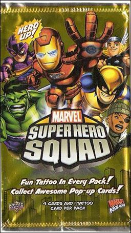 Marvel Super Hero Squad card 2-B Gold Sealed Pack