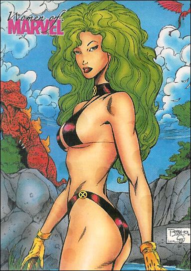 Women of Marvel (Swimsuit Subset) card S10 Polaris