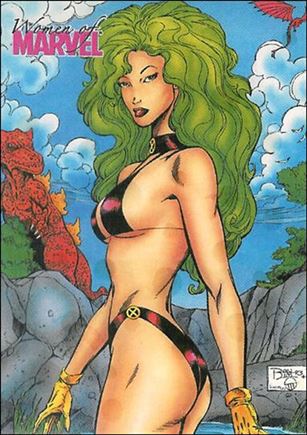 Women of Marvel (Swimsuit Subset) card S10 Polaris
