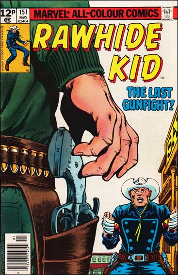 Rawhide Kid (1955) issue 151-B UK Price Cover