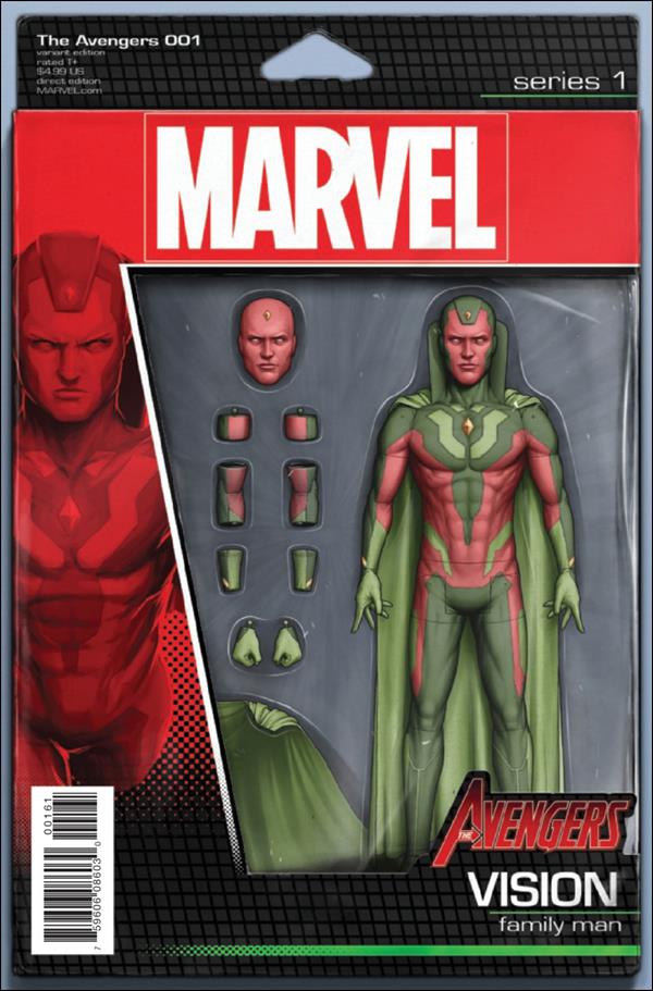 Avengers (2017) issue 1-F John Tyler Christopher Action Figure Cover