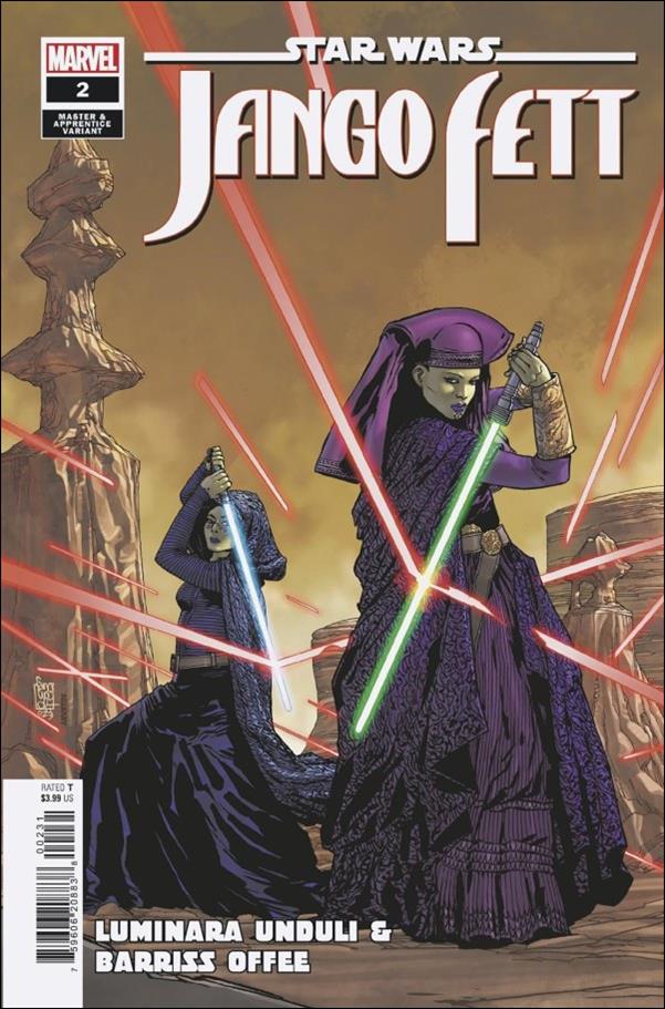 Star Wars: Jango Fett (2024) issue 2-C Giuseppe Camuncoli Master & Apprentice Cover