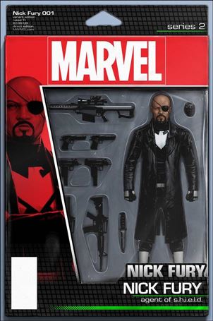 Nick Fury issue 1-C John Tyler Christopher Action Figure Cover
