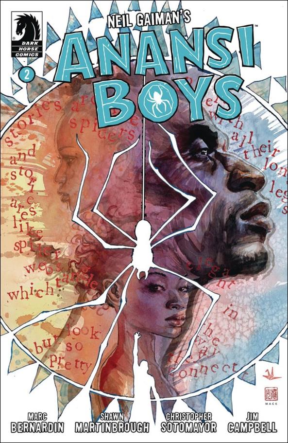 Anansi Boys  issue 2 David Mack Cover