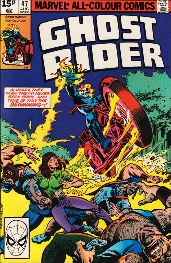 Ghost Rider (1973) issue 47-B UK Price Cover