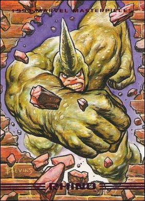 1993 Marvel Masterpieces (Base Set) card 48 Rhino