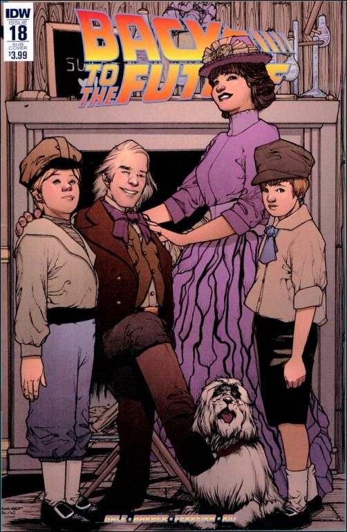 Back to the Future (2015) issue 18-B Alex Sanchez Cover