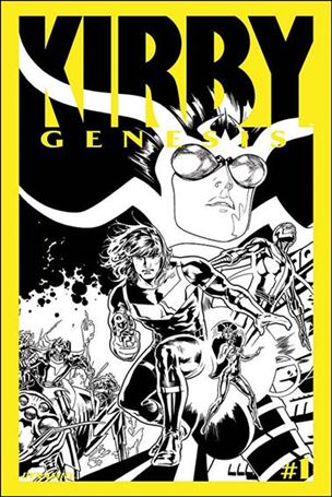 Kirby: Genesis issue 1-J Ryan Sook 1:75 Black and White Cover