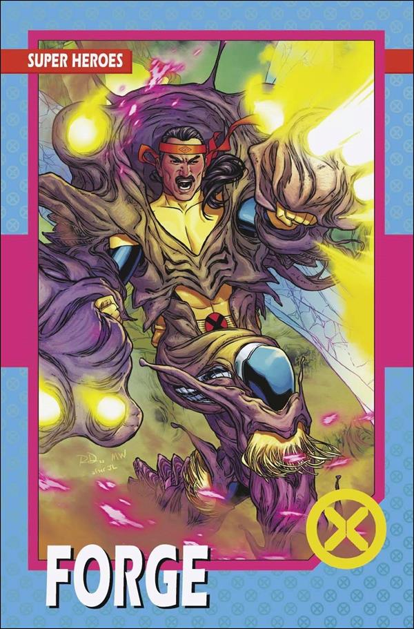 X-Men (2021) issue 15-C Russell Dauterman Trading Card Cover