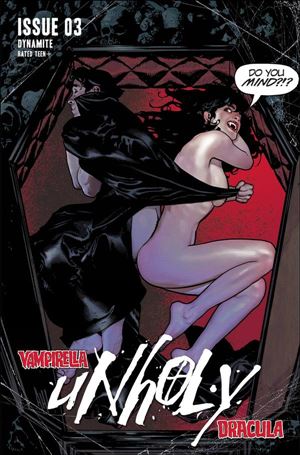 Vampirella/Dracula: Unholy issue 3-D Adam Hughes Cover