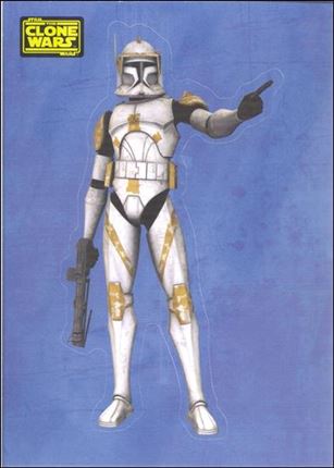 Star Wars: The Clone Wars Trading Card Stickers (Base Set) card 8 Clone Commander Cody