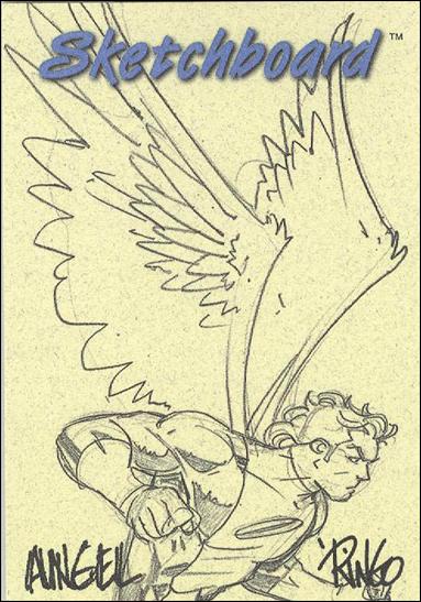 Marvel Creators Collection '98 (Sketchboard Subset) card 9-B Angel (Yellow)