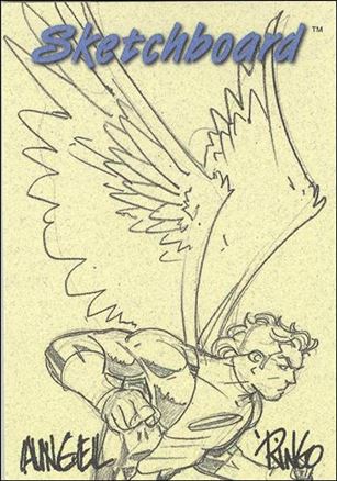Marvel Creators Collection '98 (Sketchboard Subset) card 9-B Angel (Yellow)