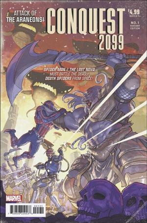 Conquest 2099 issue 1-C Pete Woods Cover