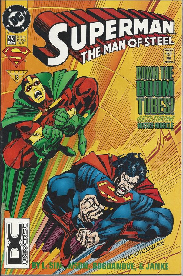 Superman: The Man of Steel issue 43-B DC Universe UPC (2nd Printing)