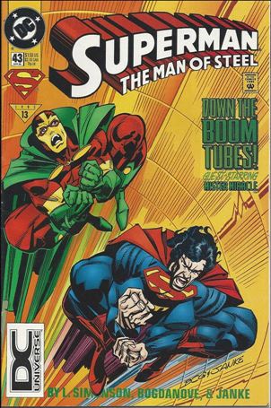 Superman: The Man of Steel issue 43-B DC Universe UPC (2nd Printing)