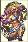 Grimm Fairy Tales Presents Alice in Wonderland issue 4-E Nei Ruffino Blue Rainbow Virgin Cover 1/500