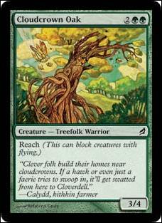 Magic the Gathering: Lorwyn (Base Set) card 201 Cloudcrown Oak
