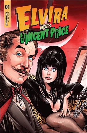 Elvira Meets Vincent Price issue 1-B Juan Samu Cover