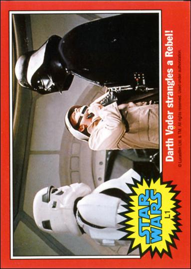 Star Wars Heritage (Promo) card L1 Darth Vader strangles a Rebel!