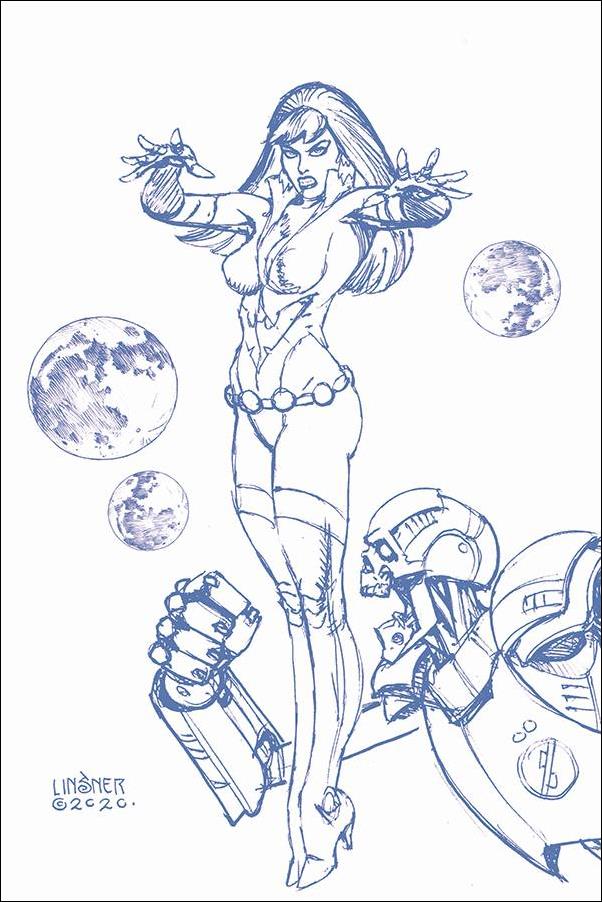 Vampirella: The Dark Powers issue 1-S Joseph Michael Linsner 1:25 Purple Virgin Cover
