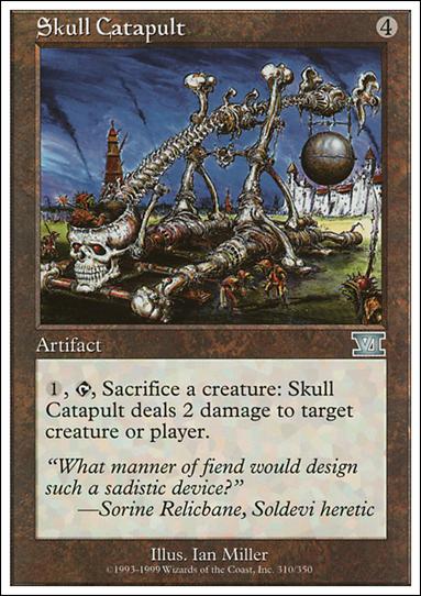 Magic the Gathering: 6th Edition (Base Set) card 310 Skull Catapult