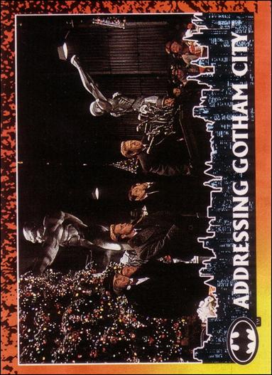 Batman Returns (Base Set) card 9 Addressing Gotham City