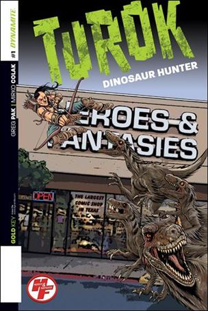 Turok: Dinosaur Hunter (2014) issue 1-T Ken Haeser Heroes & Fantasies Cover 1/500