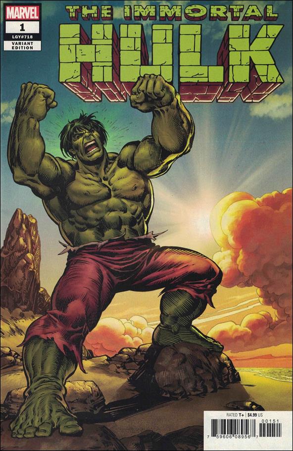 Immortal Hulk issue 1-F Sal Buscema 1:500 Color Remastered Cover