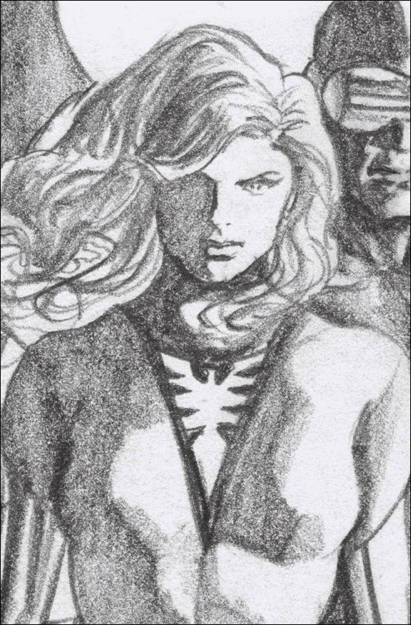 Hellions issue 5-D Alex Ross 1:100 Timeless Virgin Sketch Cover