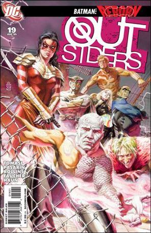 Outsiders (2009) issue 19-B J.G. Jones 1:10 Cover