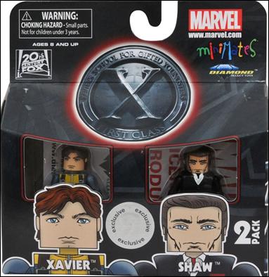 Marvel Minimates (Exclusives) figure 77 Xavier and Shaw (TRU)