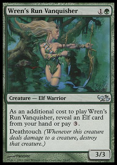Magic the Gathering: Duel Decks: Elves vs. Goblins (Base Set) card 19 Wren's Run Vanquisher