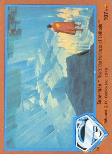 Superman (Movie) Series 2 (Base Set) card 107 Superman Visits the Fortress of Solitude