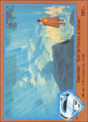 Superman (Movie) Series 2 (Base Set) card 107 Superman Visits the Fortress of Solitude