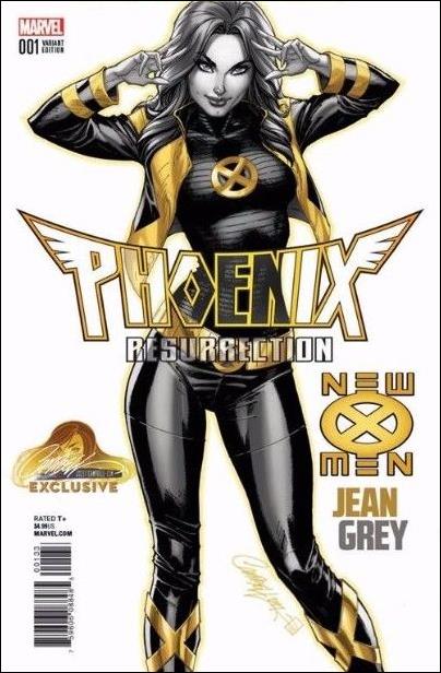 Phoenix Resurrection: The Return of Jean Grey issue 1-SG J. Scott Campbell "New X-Men" Cover 1/1880