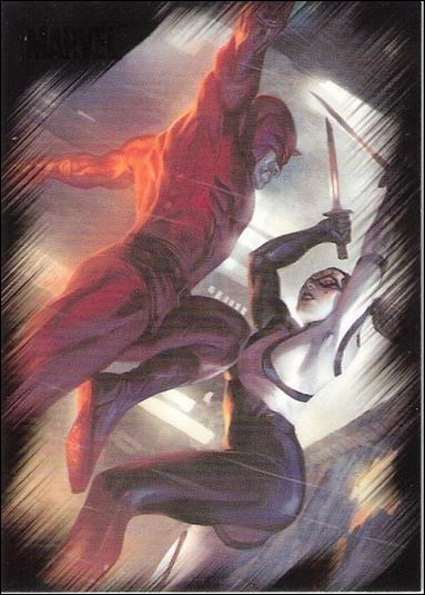 Marvel Heroes and Villains (Base Set) card 29 Daredevil vs Lady Bullseye